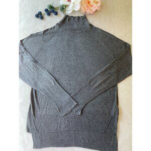 Alcott Gray Turtleneck Comfy Sweater XL Officecore Techcore Heritagecore Preppy